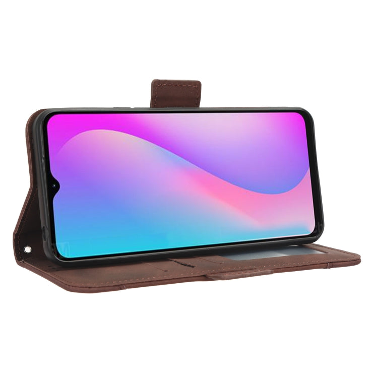 For Itel A60 Skin Feel Calf Texture Card Slots Leather Phone Case