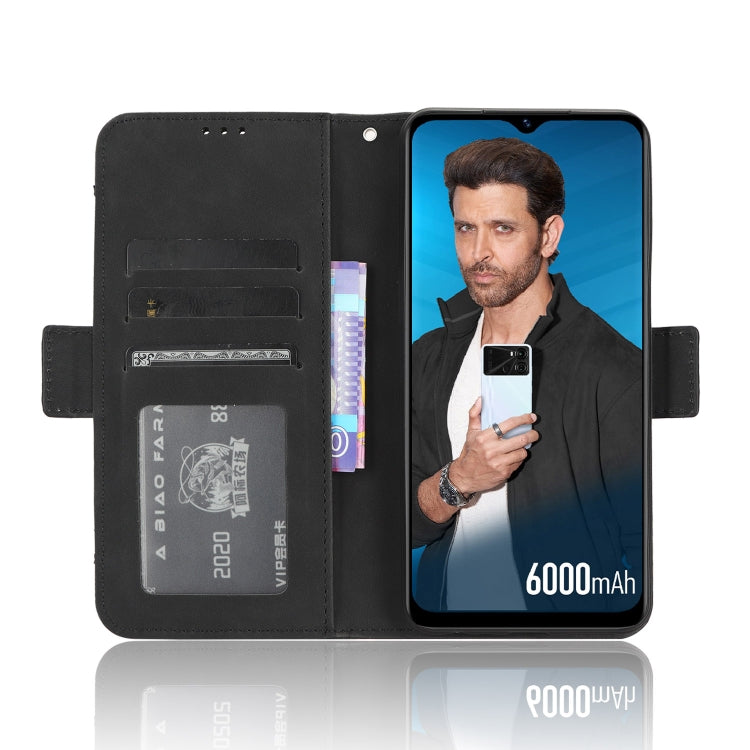 For Itel P40 Skin Feel Calf Texture Card Slots Leather Phone Case