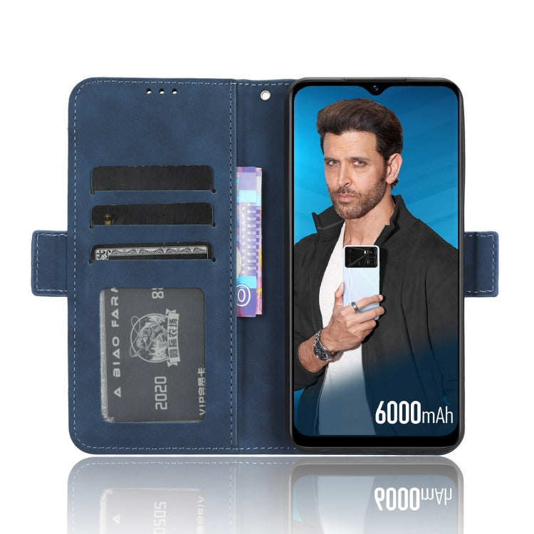 For Itel P40 Skin Feel Calf Texture Card Slots Leather Phone Case