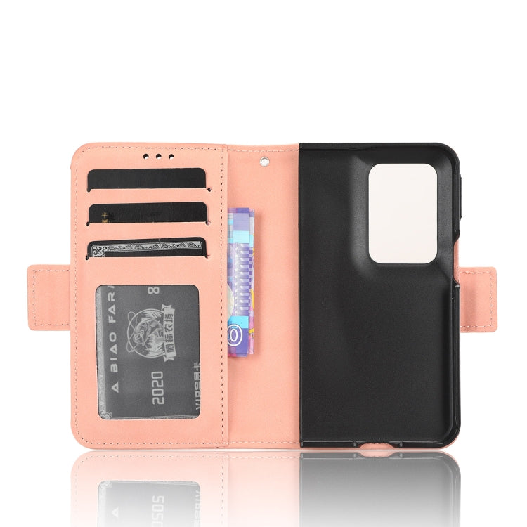 For OPPO Find N2 Skin Feel Calf Texture Card Slots Leather Phone Case