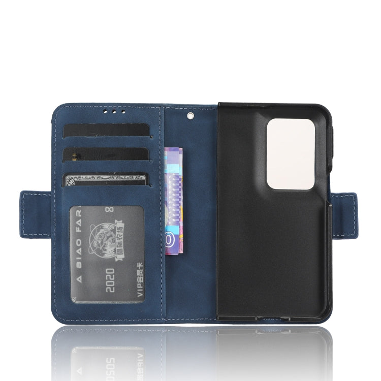 For OPPO Find N2 Skin Feel Calf Texture Card Slots Leather Phone Case