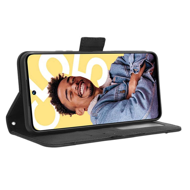 For Realme C55 4G Skin Feel Calf Texture Card Slots Leather Phone Case