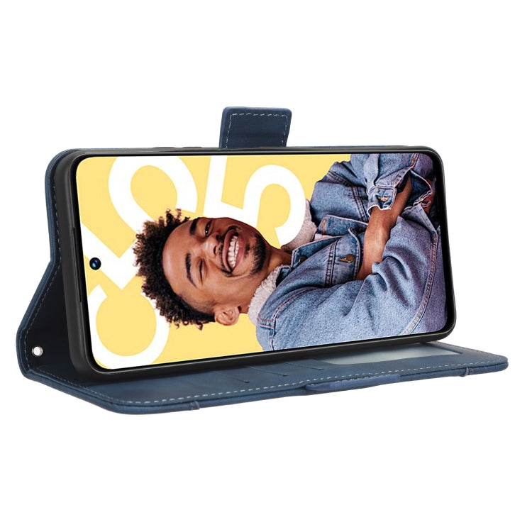 For Realme C55 4G Skin Feel Calf Texture Card Slots Leather Phone Case