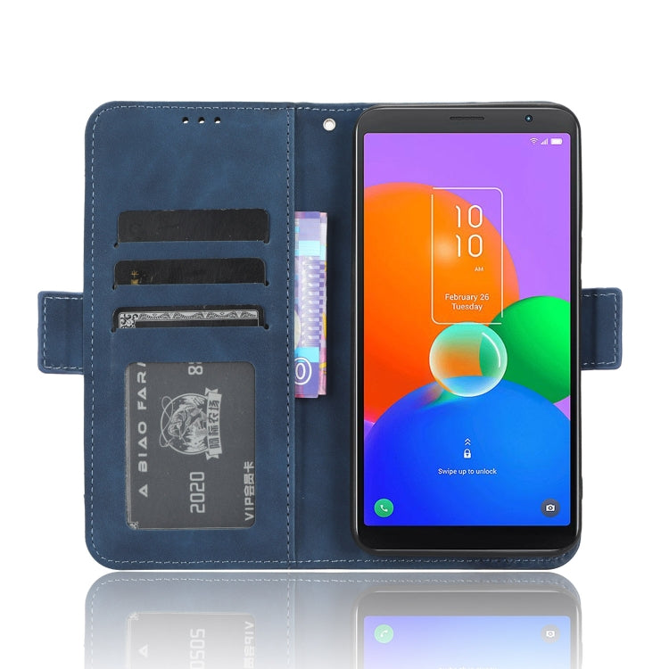 For TCL 403 Skin Feel Calf Texture Card Slots Leather Phone Case