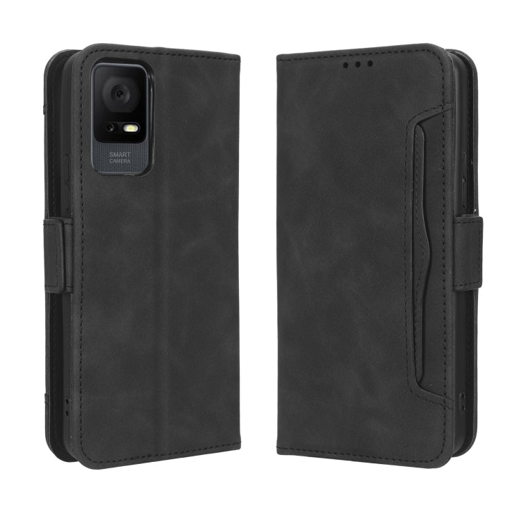 For TCL 408 Skin Feel Calf Texture Card Slots Leather Phone Case