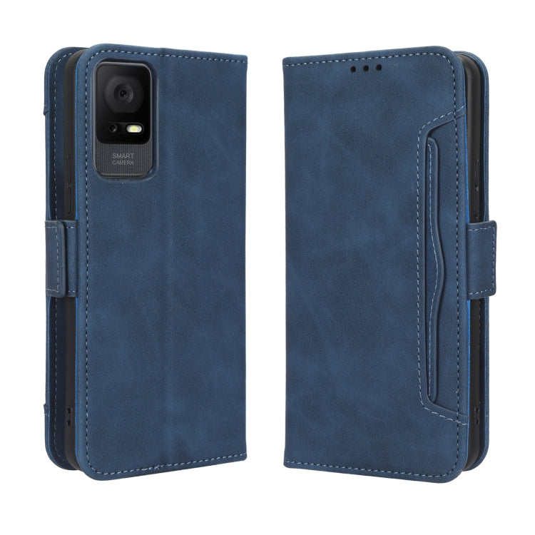 For TCL 408 Skin Feel Calf Texture Card Slots Leather Phone Case