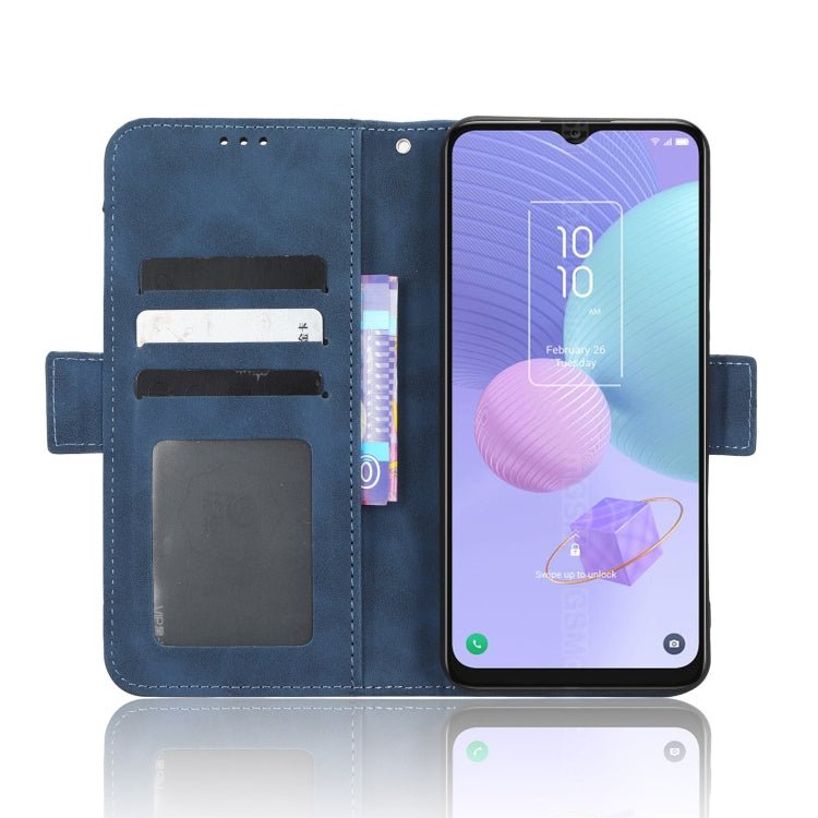 For TCL 408 Skin Feel Calf Texture Card Slots Leather Phone Case