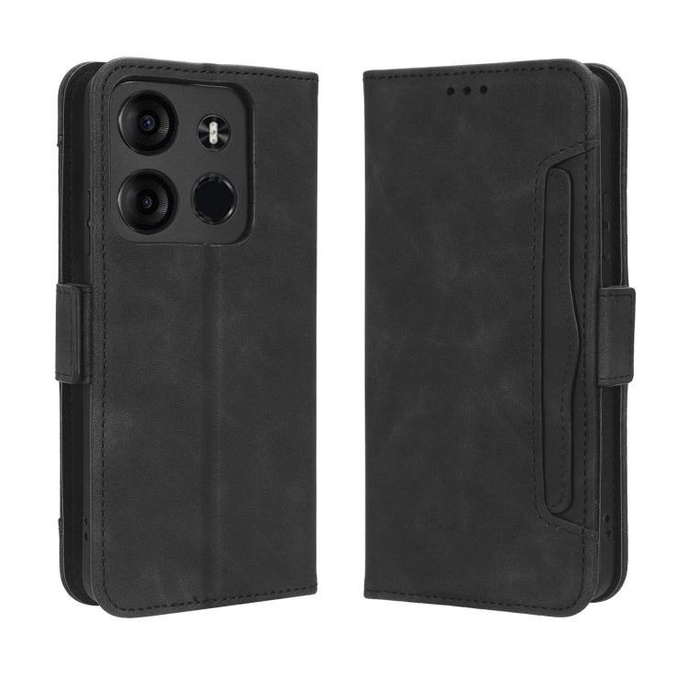 For Tecno Spark Go 2023 Skin Feel Calf Texture Card Slots Leather Phone Case
