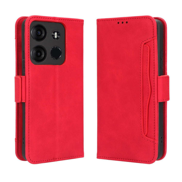 For Tecno Spark Go 2023 Skin Feel Calf Texture Card Slots Leather Phone Case