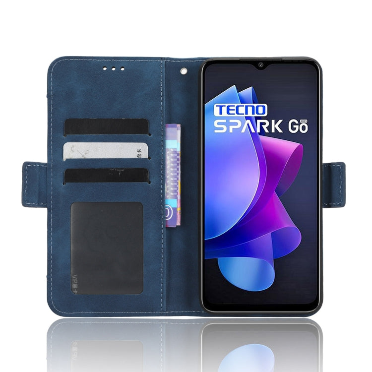 For Tecno Spark Go 2023 Skin Feel Calf Texture Card Slots Leather Phone Case