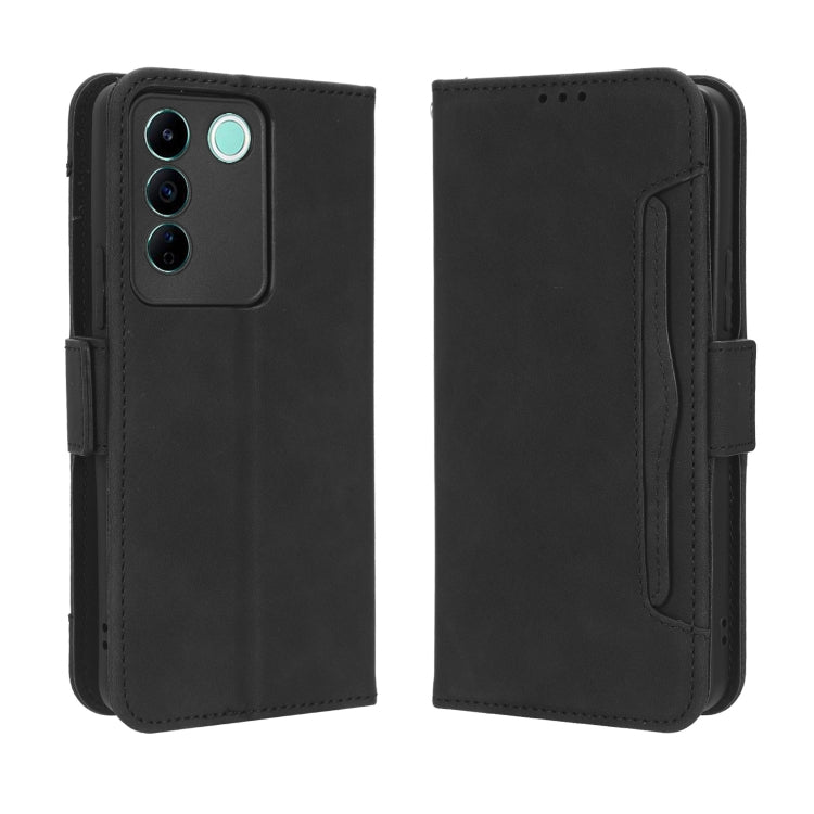 For vivo V27e / S16e Skin Feel Calf Texture Card Slots Leather Phone Case