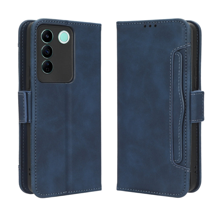 For vivo V27e / S16e Skin Feel Calf Texture Card Slots Leather Phone Case