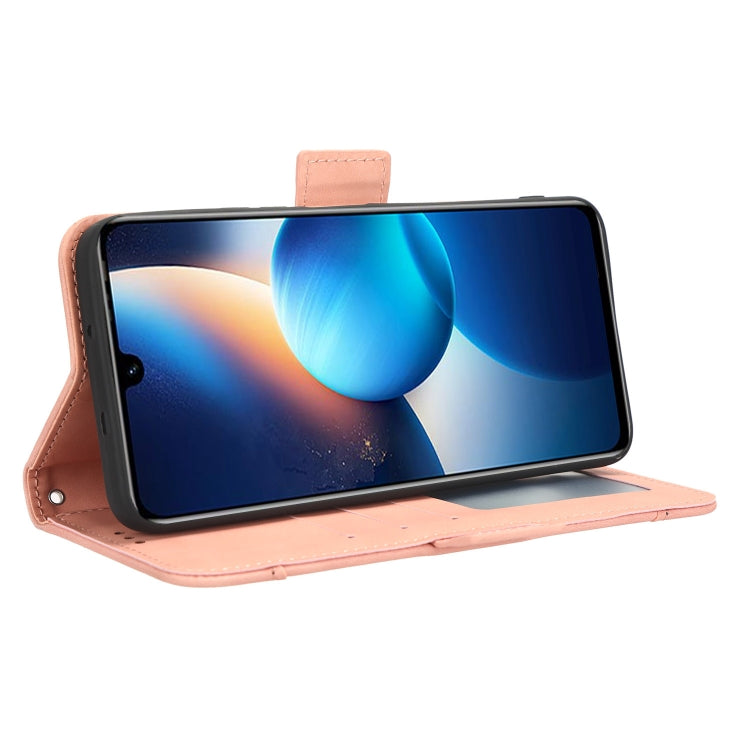 For Infinix Zero 20 X6821 Skin Feel Calf Texture Card Slots Leather Phone Case