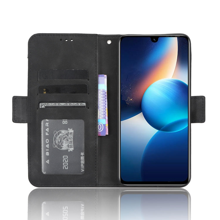 For Infinix Zero 20 X6821 Skin Feel Calf Texture Card Slots Leather Phone Case