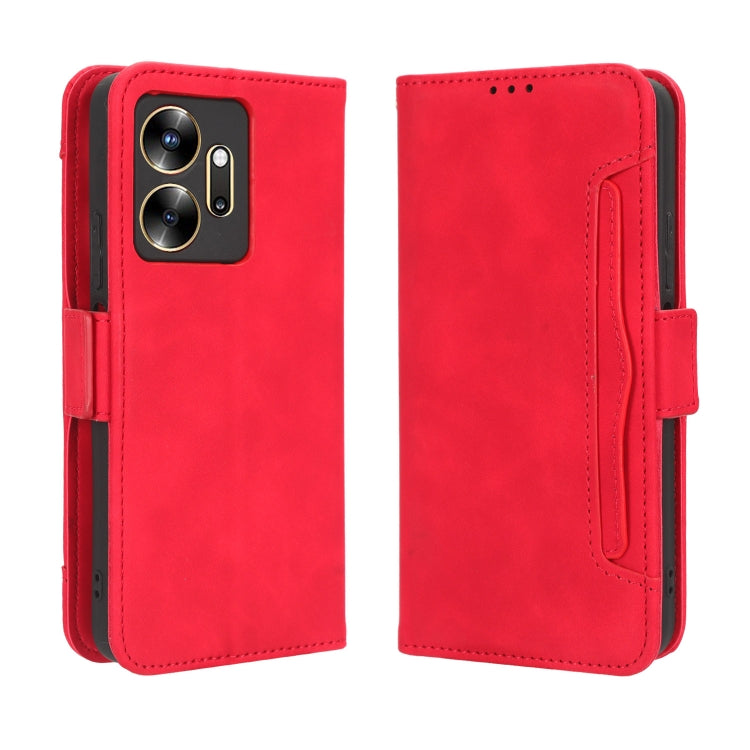 For Infinix Zero 20 X6821 Skin Feel Calf Texture Card Slots Leather Phone Case