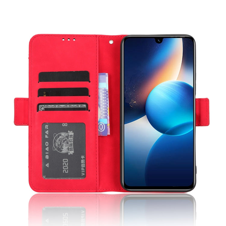 For Infinix Zero 20 X6821 Skin Feel Calf Texture Card Slots Leather Phone Case