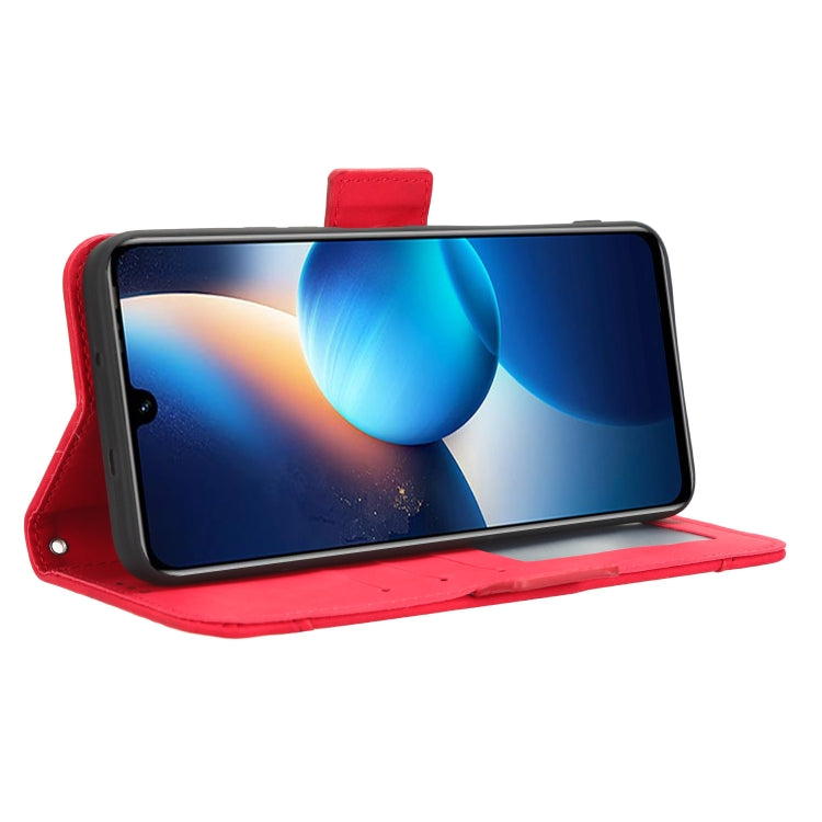 For Infinix Zero 20 X6821 Skin Feel Calf Texture Card Slots Leather Phone Case