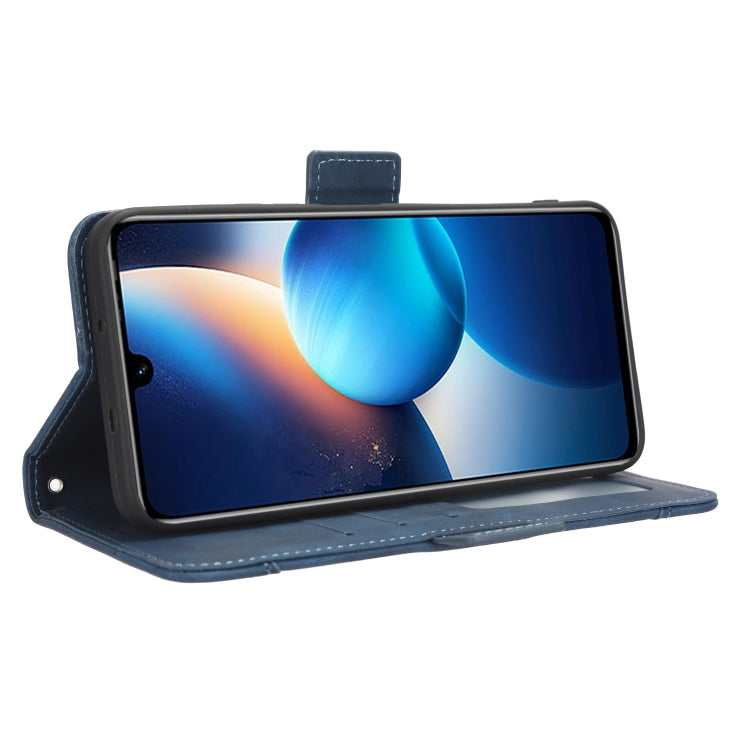 For Infinix Zero 20 X6821 Skin Feel Calf Texture Card Slots Leather Phone Case