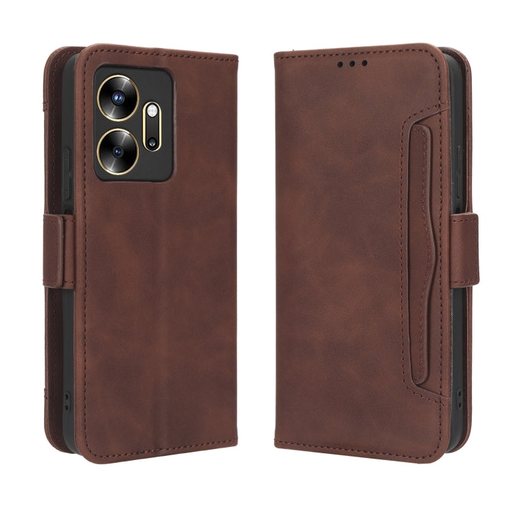 For Infinix Zero 20 X6821 Skin Feel Calf Texture Card Slots Leather Phone Case