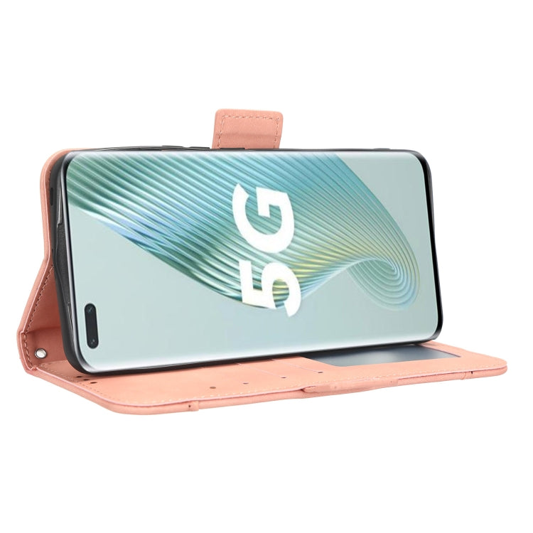 For Honor Magic5 Pro Skin Feel Calf Texture Card Slots Leather Phone Case