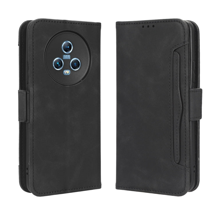 For Honor Magic5 Skin Feel Calf Texture Card Slots Leather Phone Case