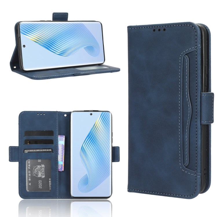 For Honor Magic5 Skin Feel Calf Texture Card Slots Leather Phone Case