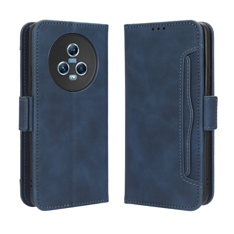 For Honor Magic5 Skin Feel Calf Texture Card Slots Leather Phone Case