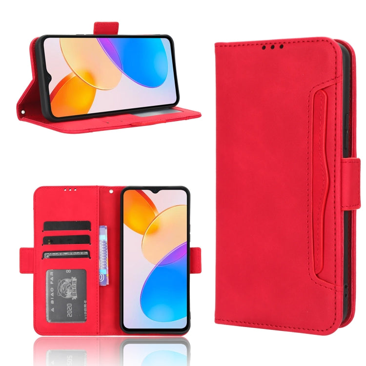 For Honor X5 Skin Feel Calf Texture Card Slots Leather Phone Case