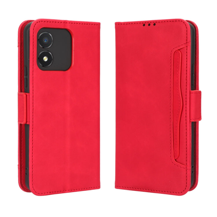 For Honor X5 Skin Feel Calf Texture Card Slots Leather Phone Case