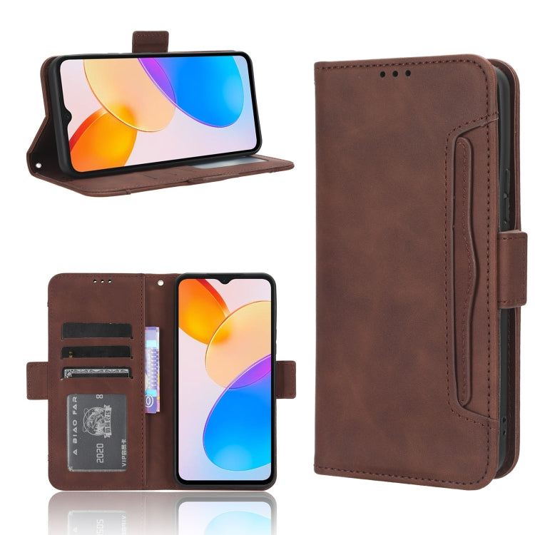 For Honor X5 Skin Feel Calf Texture Card Slots Leather Phone Case