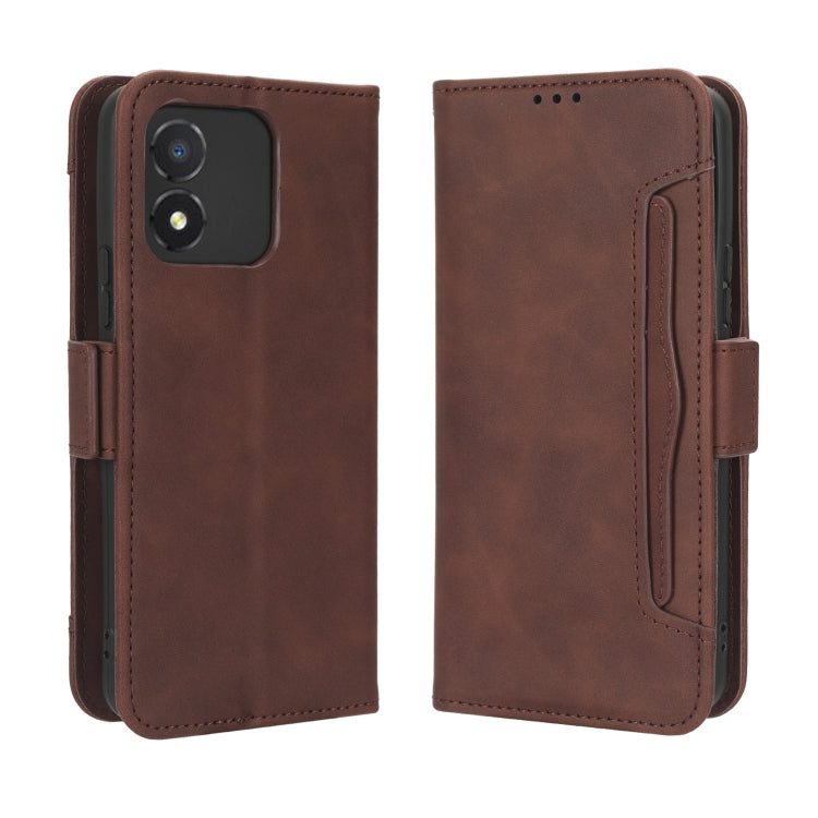 For Honor X5 Skin Feel Calf Texture Card Slots Leather Phone Case