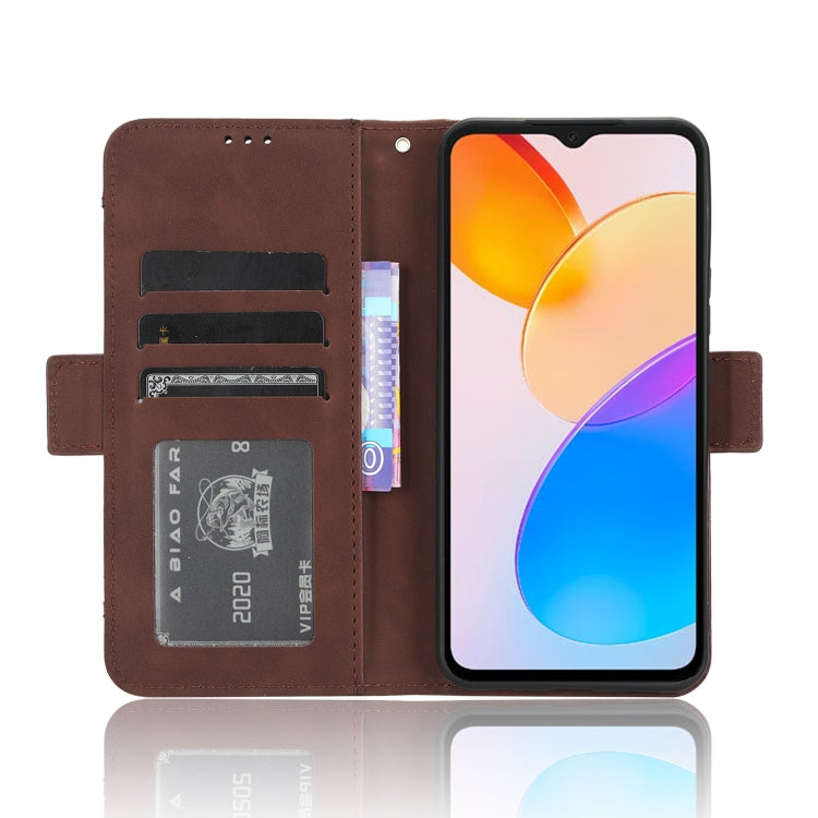 For Honor X5 Skin Feel Calf Texture Card Slots Leather Phone Case