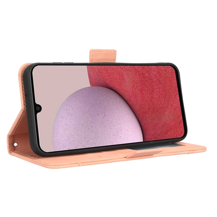 For Samsung Galaxy A24 4G Skin Feel Calf Texture Card Slots Leather Phone Case