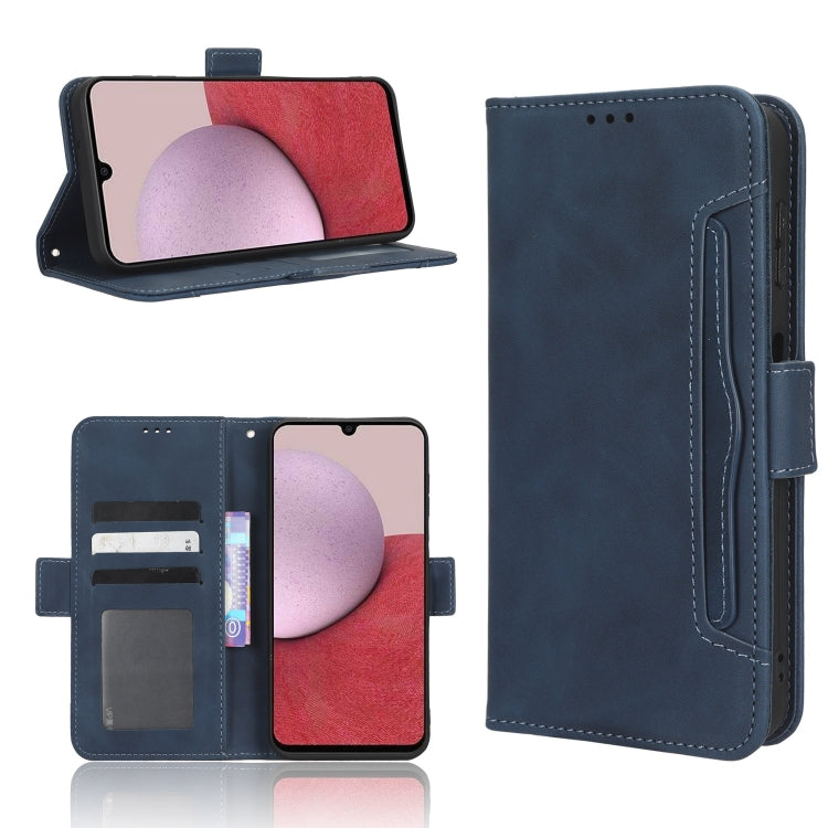 For Samsung Galaxy A24 4G Skin Feel Calf Texture Card Slots Leather Phone Case