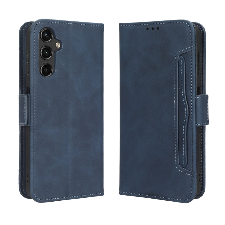 For Samsung Galaxy A24 4G Skin Feel Calf Texture Card Slots Leather Phone Case
