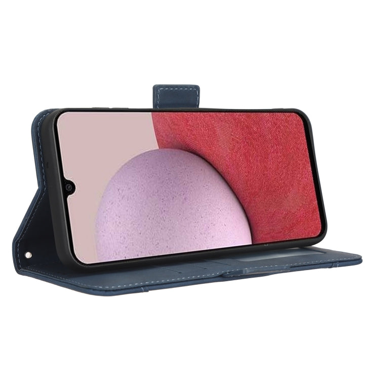For Samsung Galaxy A24 4G Skin Feel Calf Texture Card Slots Leather Phone Case