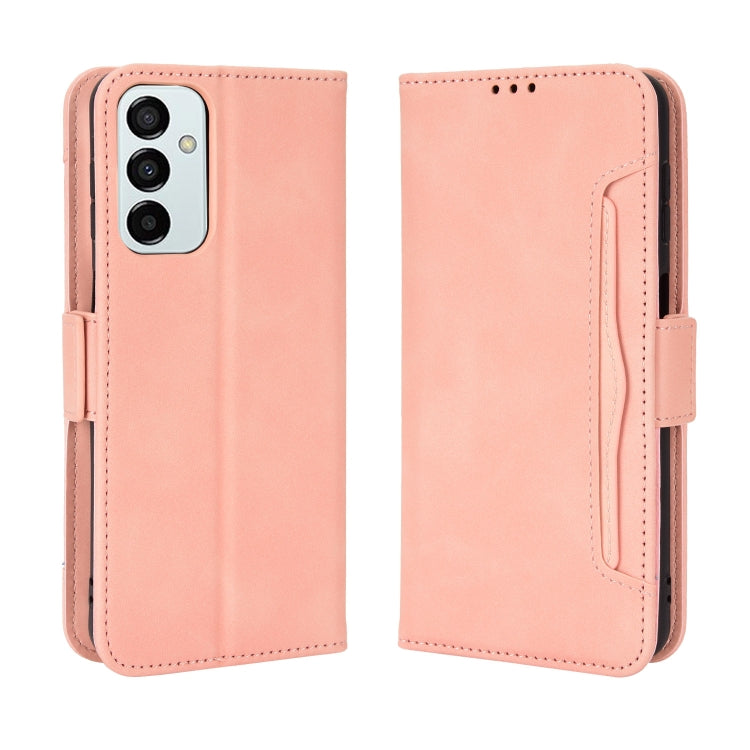 For Samsung Galaxy M13 4G / M23 5G Skin Feel Calf Texture Card Slots Leather Phone Case