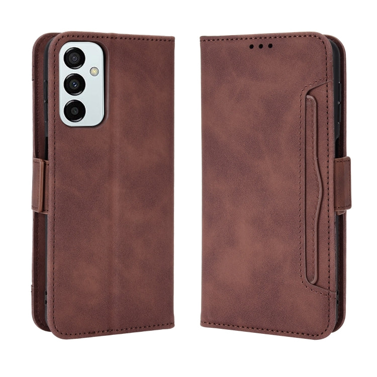 For Samsung Galaxy M13 4G / M23 5G Skin Feel Calf Texture Card Slots Leather Phone Case