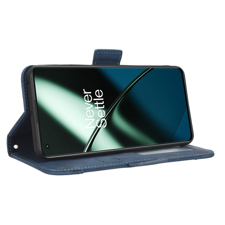 For OnePlus 11R / Ace 2 Skin Feel Calf Texture Card Slots Leather Phone Case