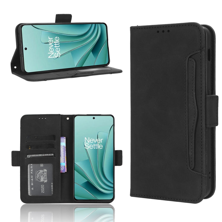 For OnePlus Ace 2V Skin Feel Calf Texture Card Slots Leather Phone Case
