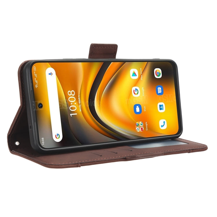 For Umidigi A13 Pro 5G Skin Feel Calf Texture Card Slots Leather Phone Case