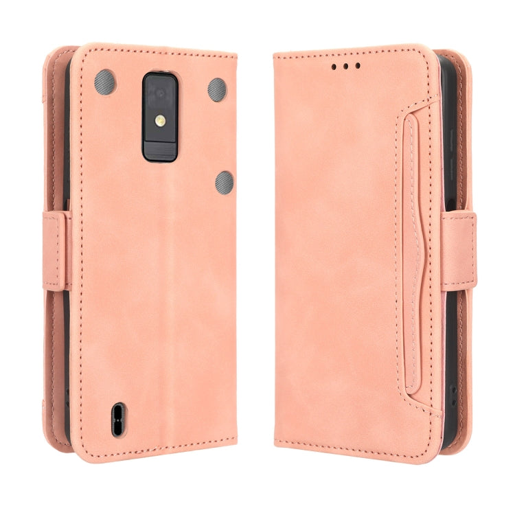 For ZTE Blade A32 Skin Feel Calf Texture Card Slots Leather Phone Case