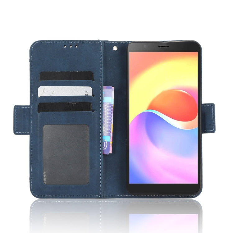 For ZTE Blade A32 Skin Feel Calf Texture Card Slots Leather Phone Case