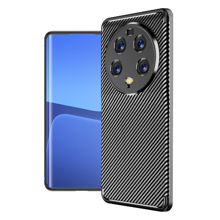 For Xiaomi 13 Ultra Carbon Fiber Texture Shockproof TPU Phone Case(Black)