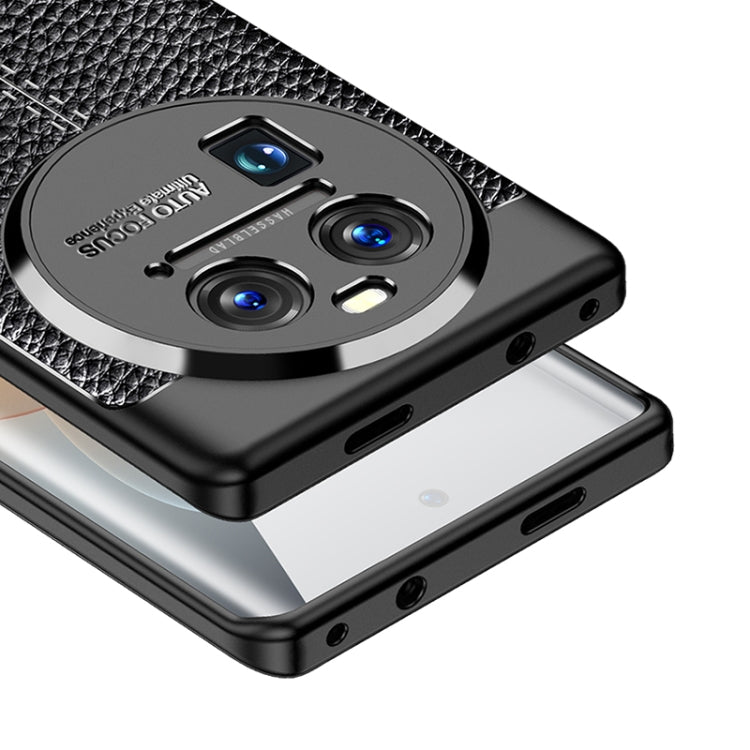 For OPPO Find X6 Litchi Texture Shockproof TPU Phone Case