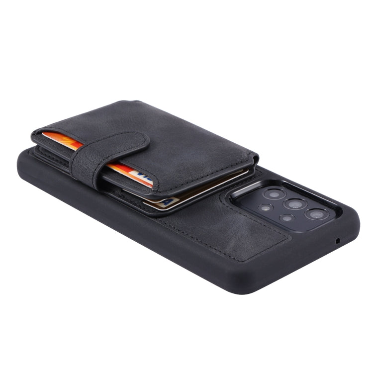 For Samsung Galaxy A13 4G/5G Skin Feel Dream Anti-theft Brush Shockproof Portable Skin Card Bag Phone Case