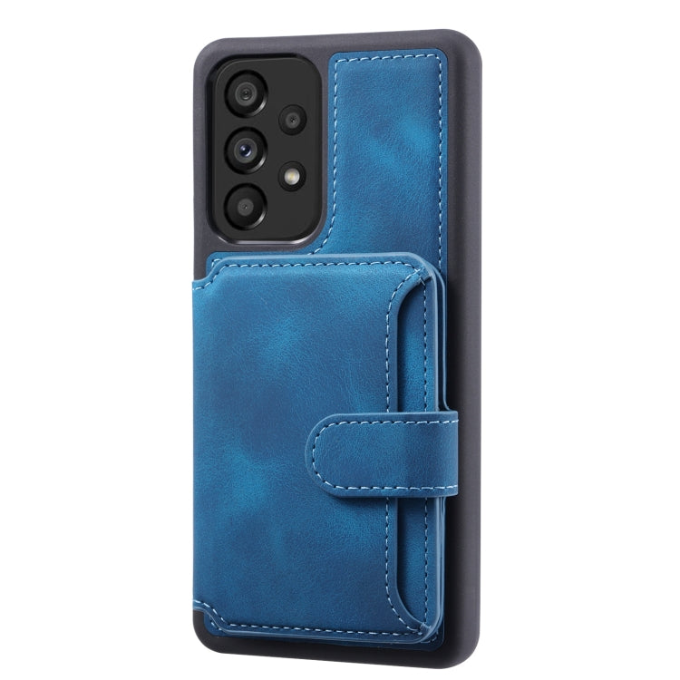 For Samsung Galaxy A13 4G/5G Skin Feel Dream Anti-theft Brush Shockproof Portable Skin Card Bag Phone Case