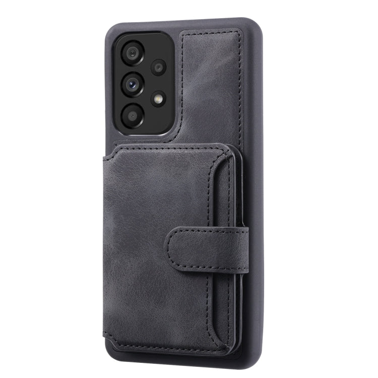 For Samsung Galaxy A53 5G Skin Feel Dream Anti-theft Brush Shockproof Portable Skin Card Bag Phone Case