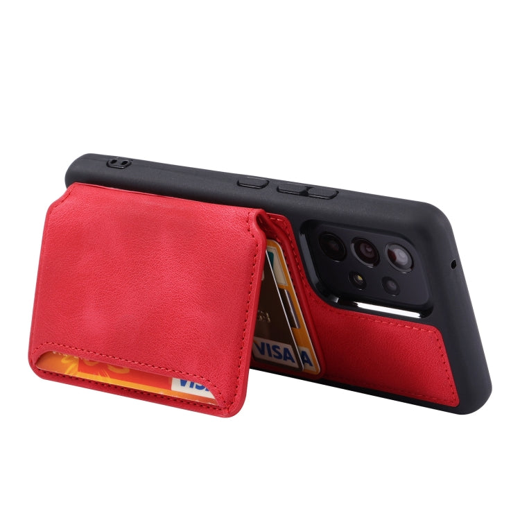 For Samsung Galaxy A53 5G Skin Feel Dream Anti-theft Brush Shockproof Portable Skin Card Bag Phone Case