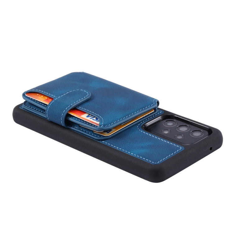 For Samsung Galaxy A53 5G Skin Feel Dream Anti-theft Brush Shockproof Portable Skin Card Bag Phone Case